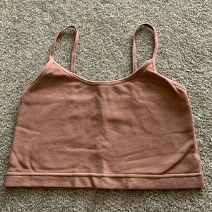 Brown Garage tank top, Size S